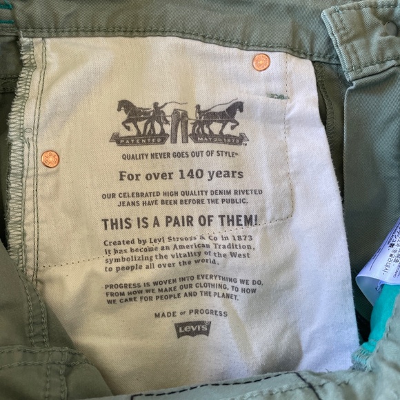 Levi’s 511 Stretch Green Slim Fit Jean - Picture 12 of 17